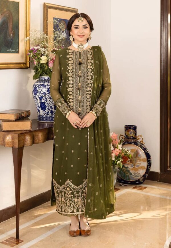 ASIM JOFA Chiffon Embroidered Collection