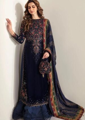 Jazmine embroidered velvet suit