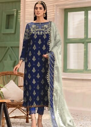 Emaan Adeel Velvet Embroidery Suit